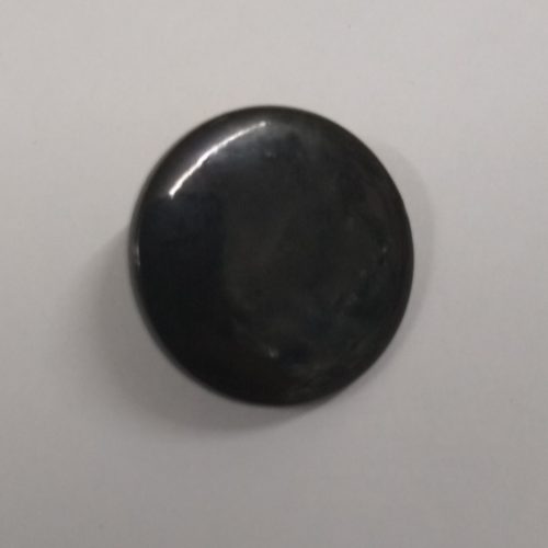 Botão Poliéster Preto c/ Pé