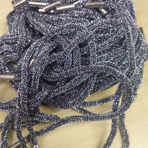 Cordão Lurex Com Ponteira metal