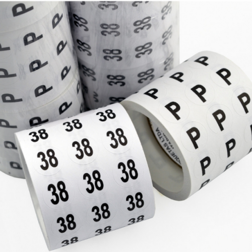 Etiqueta Adesiva Numero e Tamanho