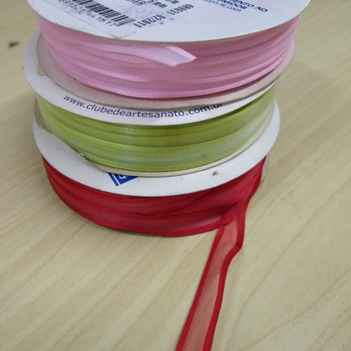 Fita Voal c/ Borda Acetinada ZC 001 7mm