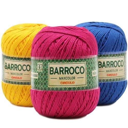 Fio Barroco Nº6 Colorido 400g