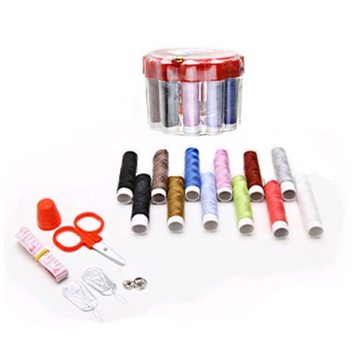 Kit de Linha e Acessórios para Costura